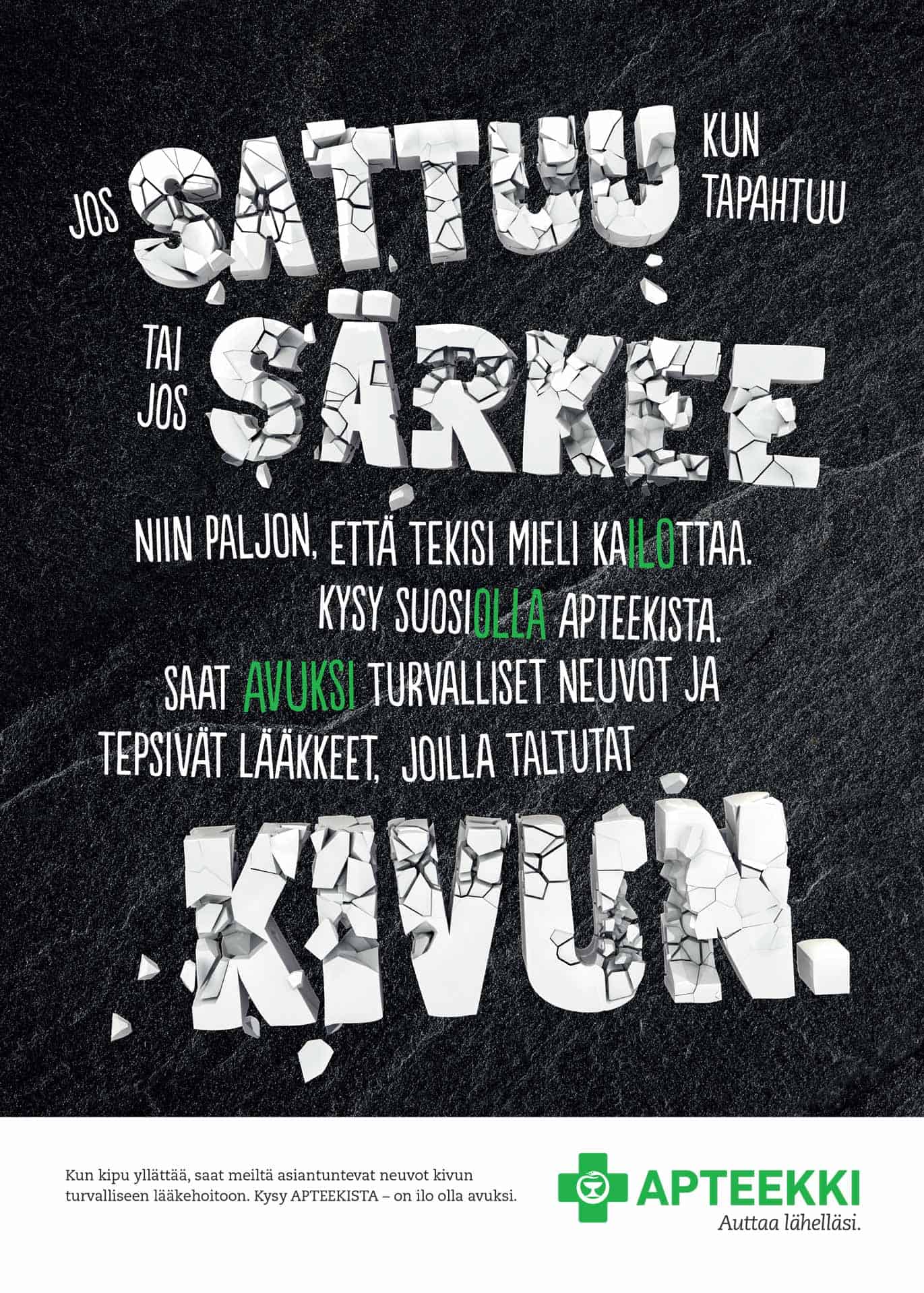 Jos sattuu -juliste